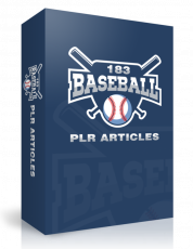 183 Baseball Artikels. (Englische PLR)