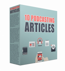 10 Podcasting Artikels. (Englische PLR)