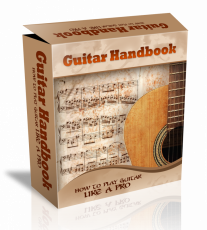 Guitar Handbook WP HTML PSD Template. (Englische PLR)