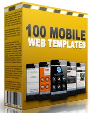100 Mobile Web Templates. (Englische MRR)