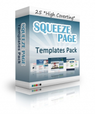 Squeeze Page - Templates Pack. (Englische MRR)