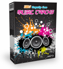 121 Royalty Free Music Tracks. (PLR)