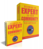 Becoming An Expert In Your Community. (Englische PLR)