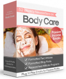 52 wöchentliche Newsletter zum Thema Körperpflege. (Englische PLR)