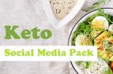 Keto-Social-Media-Paket. (Englische PLR)