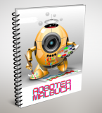 Roboter Malbuch mit PLR.