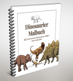 Dinosaurier Malbuch.